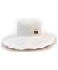 Summer White Round Panama Hat