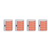 40Pcs Lever Nut Connector 5 Way Conductor Compact Wire Fast Connection Terminal Block PCT‑215