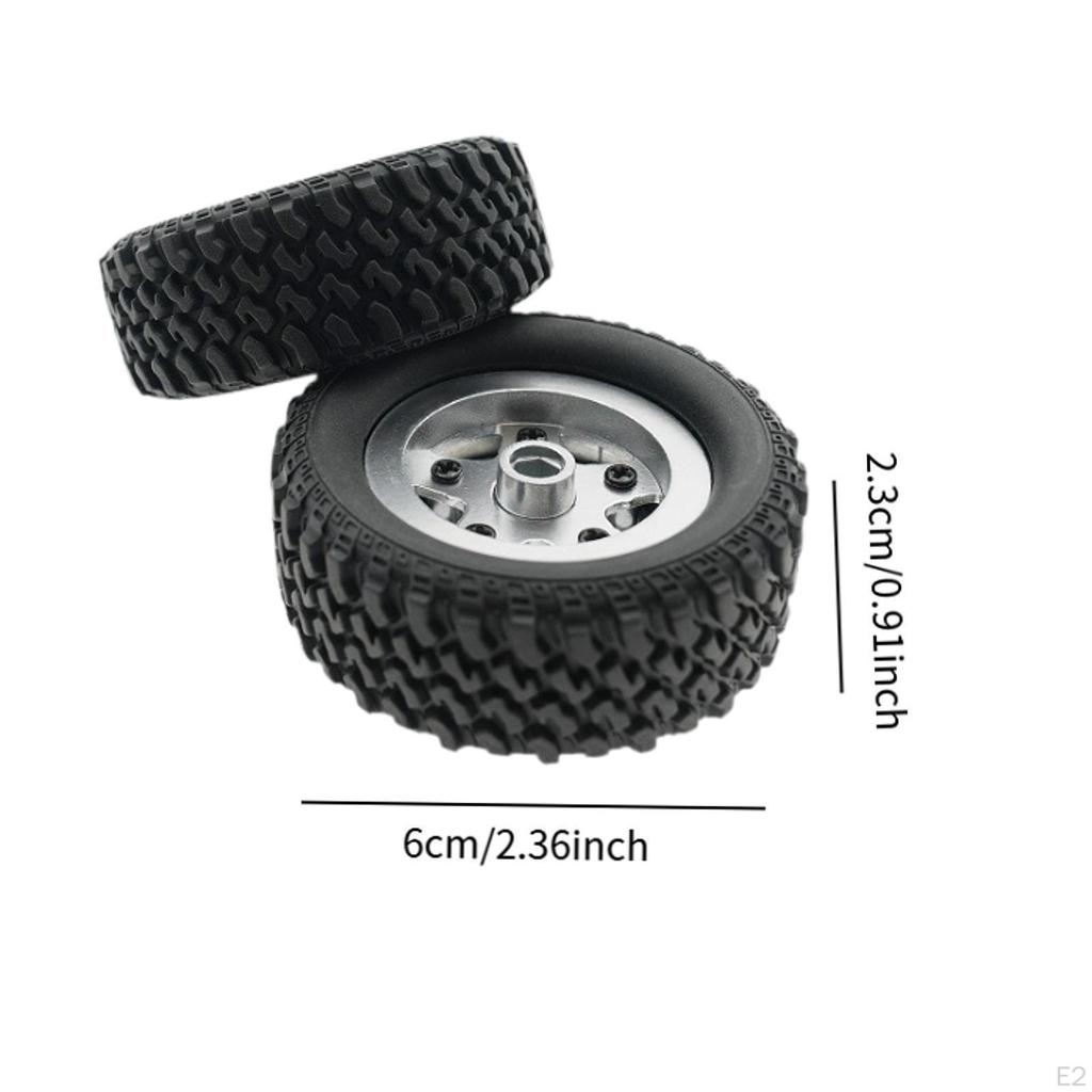 4 Pieces RC Car Tires Upgrade Accessory Rubber Wheel Tire Replacement for MN82 82S LC79 1:12