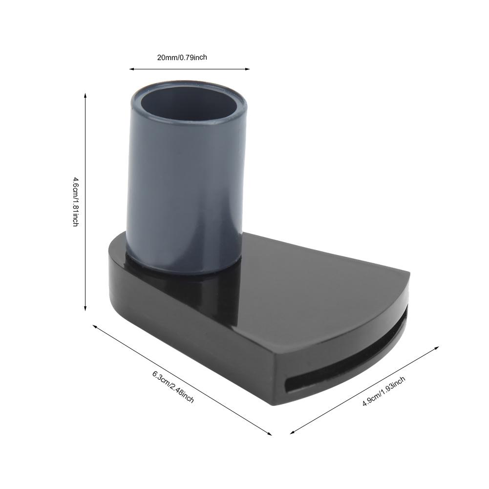 Black Acrylic 360 Degrees Adjustable Aquarium Duckbill Nozzle Fish Tank Water Flow Accelerator Outlet