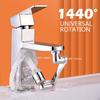 Universal 1440° Rotating Faucet Spray Head for Extension Mixer Taps Aerator Bubbler Nozzle Kitchen Faucet Robot Arm for Washbasin