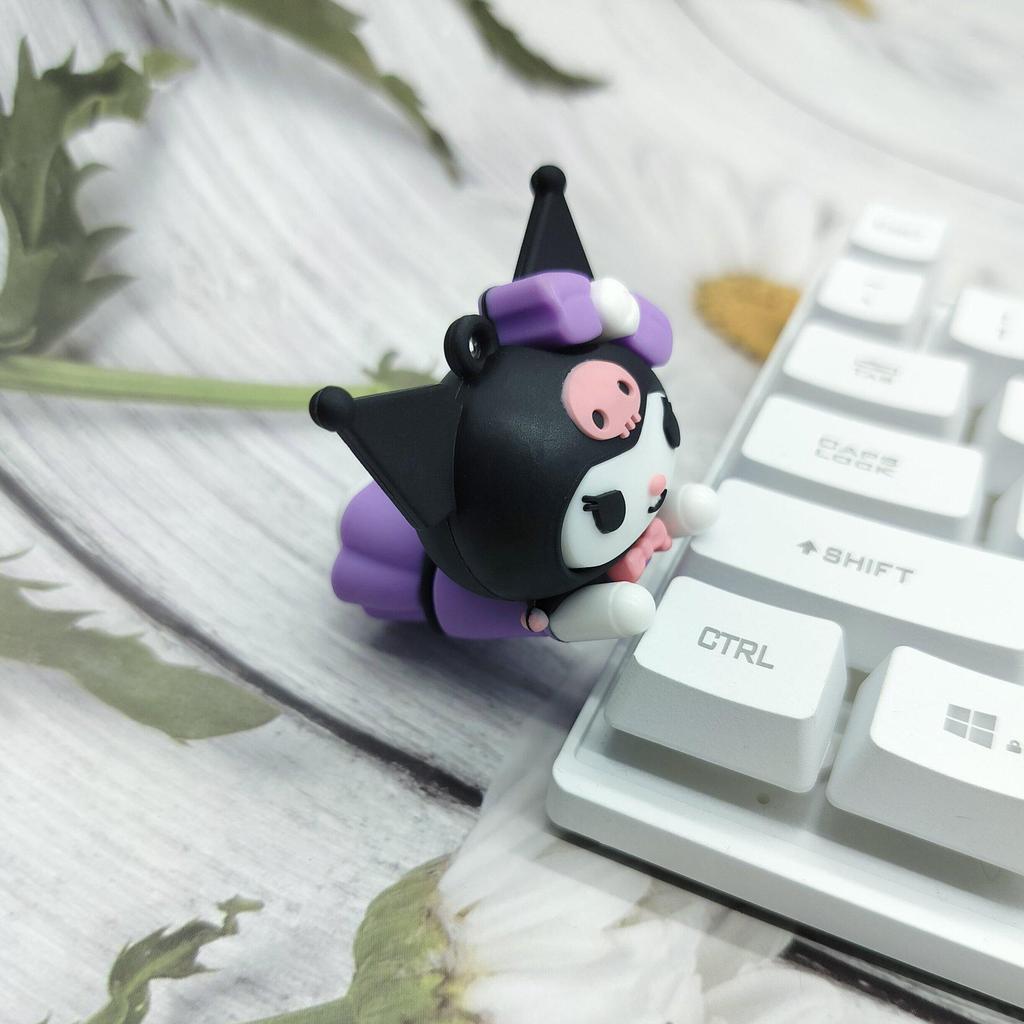 Cartoon KT Cat Keychain: Soft PVC Rubber Sanrio Bag Pendant DIY Accessory