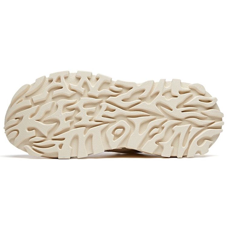 Anta Hot Shock Absorption Non-Slip Wear-Resistant Low-Top Dad Shoes Men sneaker Light-Beige 912018842-6