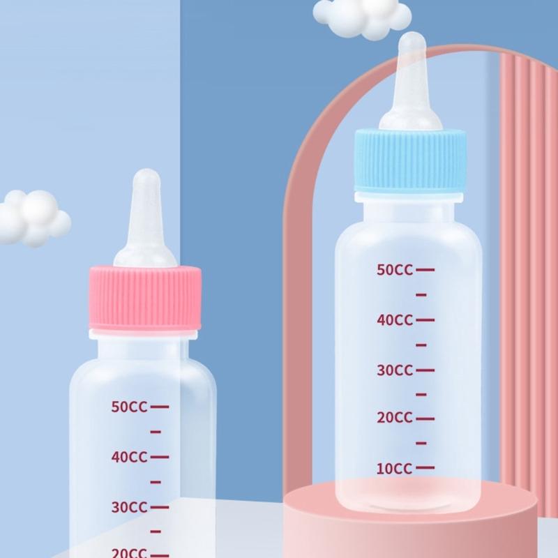 Newborn Cat Feeding Bottle for Pet Nursing Bottle Liquid Feeding Tool for Baby-Dogs Water Milk Hand-Feeder for Kitten
