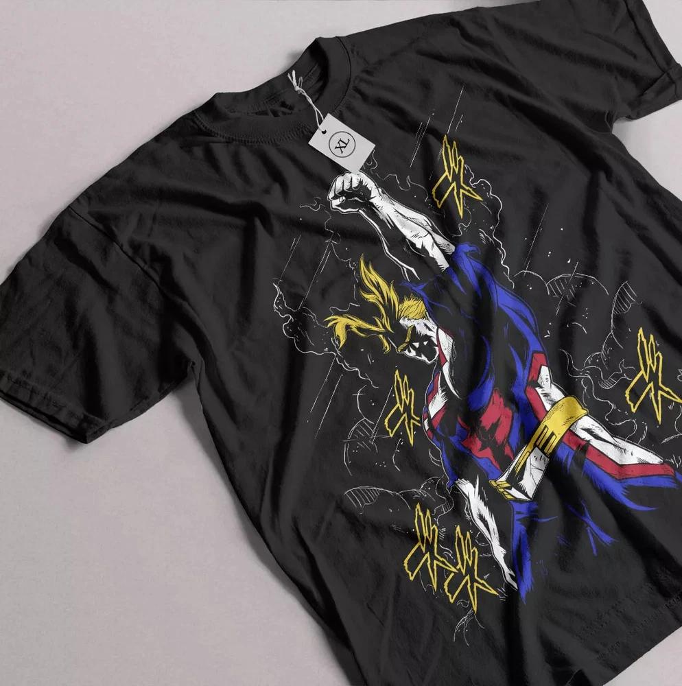 All Might Tshirt My Hero Academia Boku Hawks Armor StripGift Shirt All Size S