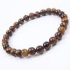 Red Agate Crystal Bracelet: Simple Round Beads, Couple Style Hand Jewelry