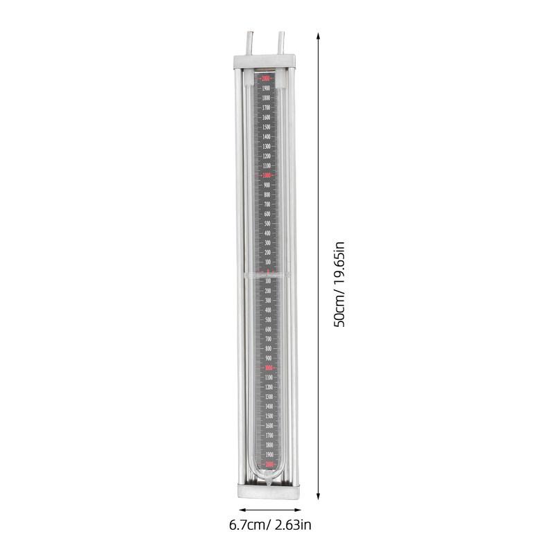 Manometer Water Column Pressure Gauge U Tube Gas Pressure Tester High Accuracy Vacuum Meter Water Flow Gauge Industrial Home