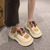 Bear Bow Height-increasing Hole Shoes for Women's Outer Wear, Spring and Summer 2025 New Versatile Thick-soled Bag Head Cool Slippers