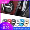 2025 Hot 4PCS Car Door Lock Cover Carbon Fibre Stikcer Case Car Accessories For BMW E46 E90 E60 F10 E39 F30 E36 F20 E87 E90 E70