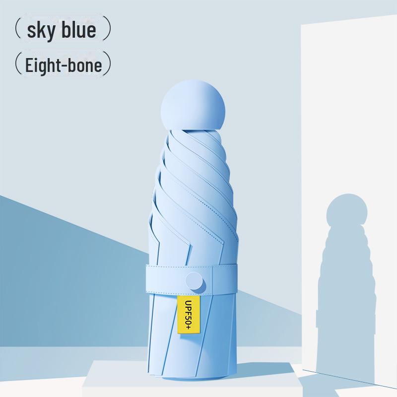 Compact Dual-Use UV Protection Sunshade Umbrella