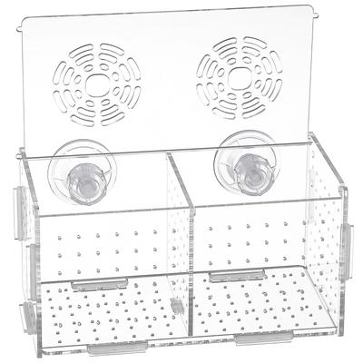 Schlupfkästen Aquarium Inkubator Fischbehälter Zubehör für Kollisionsschutzhalterung