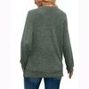 Womens Sweatshirts V Neck Long Sleeve Shirts Loose Casual Fall Fashion Sweaters