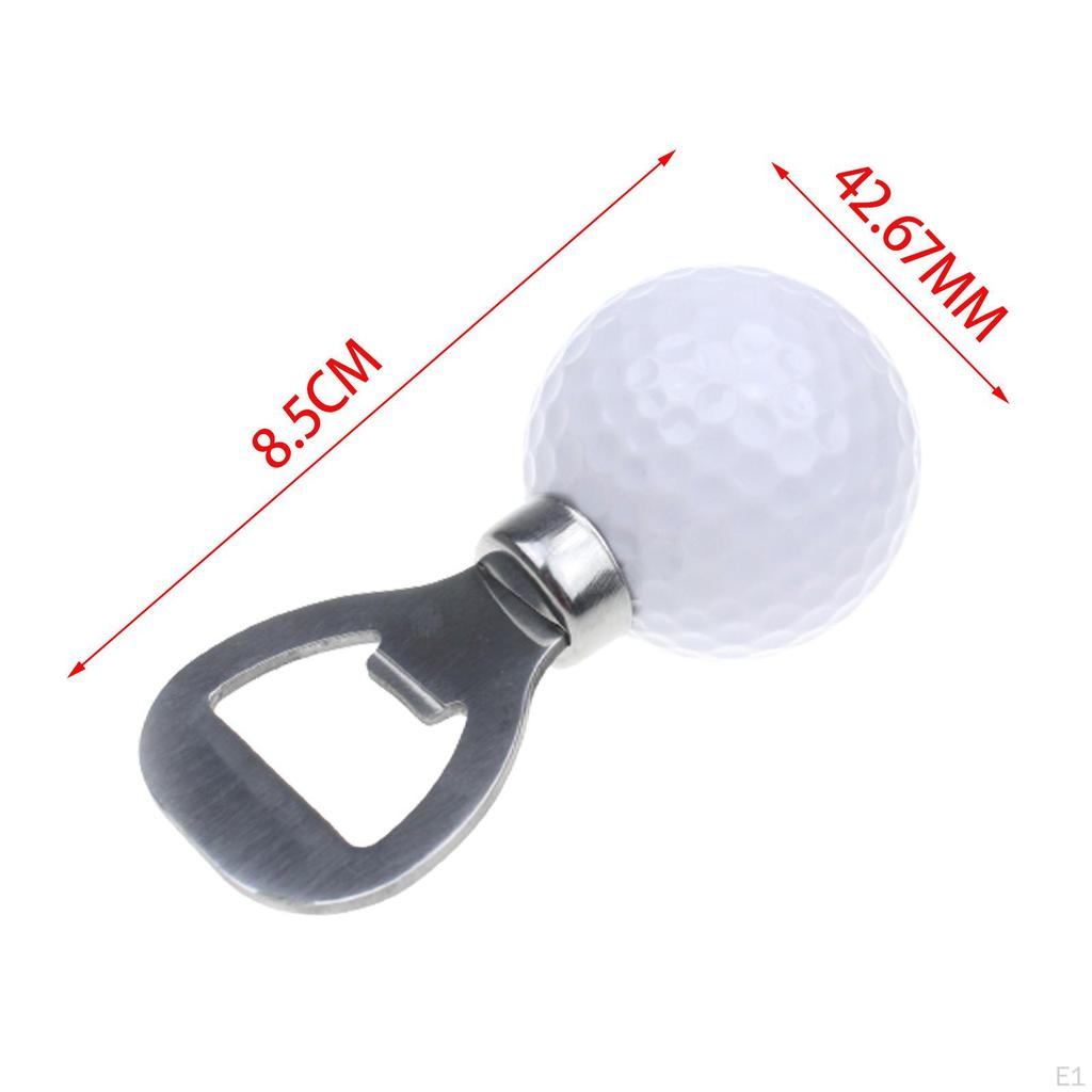 Abridor de garrafas, multifuncional, fácil armazenamento, para amantes do golfe