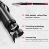 Carbon Telescopic Sea Fishing Rod Carbon Fiber Ultralight Fishing Pole Portable Spinning Casting Rods for Fish Pole 1.2-2.1m 260319