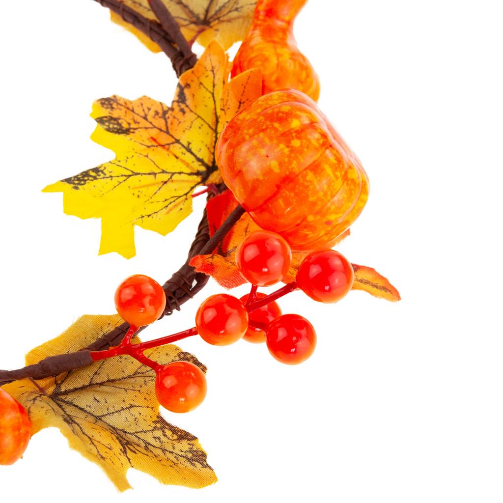 CV36807 Pumpkin, artificial pumpkins ON A PICK 6 PCS orange Decorative perfect for autumn and Halloween
