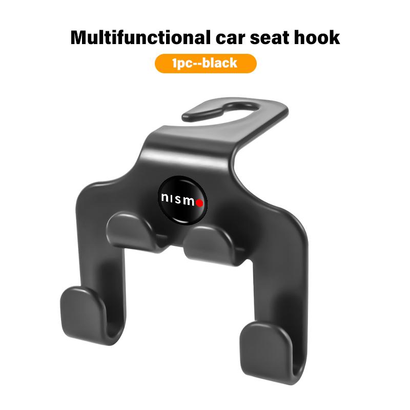 

For Nissan Car Premium Suede Headrest Hook Rear Seat Hanging Dual Hook Navara Almera Sentra Rogue Pathfinder Sylphy Leaf