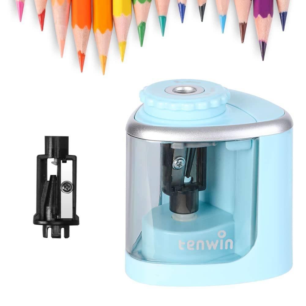 Portable Electric Pencil Sharpeners for Kids Blade to Fast Sharpen Suitable for Classroom Office School Pencil Sharpener