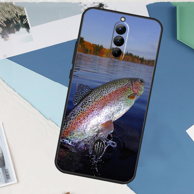 

Vintage Trout Fishing Case For ZTE Nubia Red Magic 11 10 9 8 8S 9S 10S Pro Plus 6 7 6S 7S Pro 5G 6R 10 Air Cover Red Magic 6R