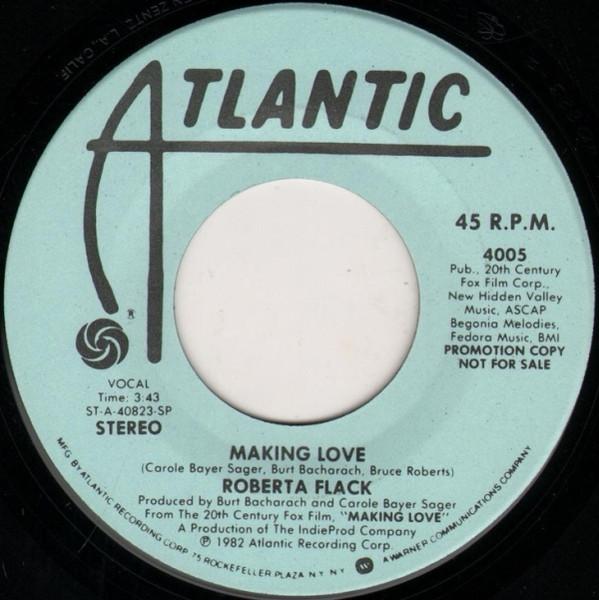 

7inch Record ROBERTA FLACK - Making Love 4005 Atlantic 1982 US Soul/Funk Used