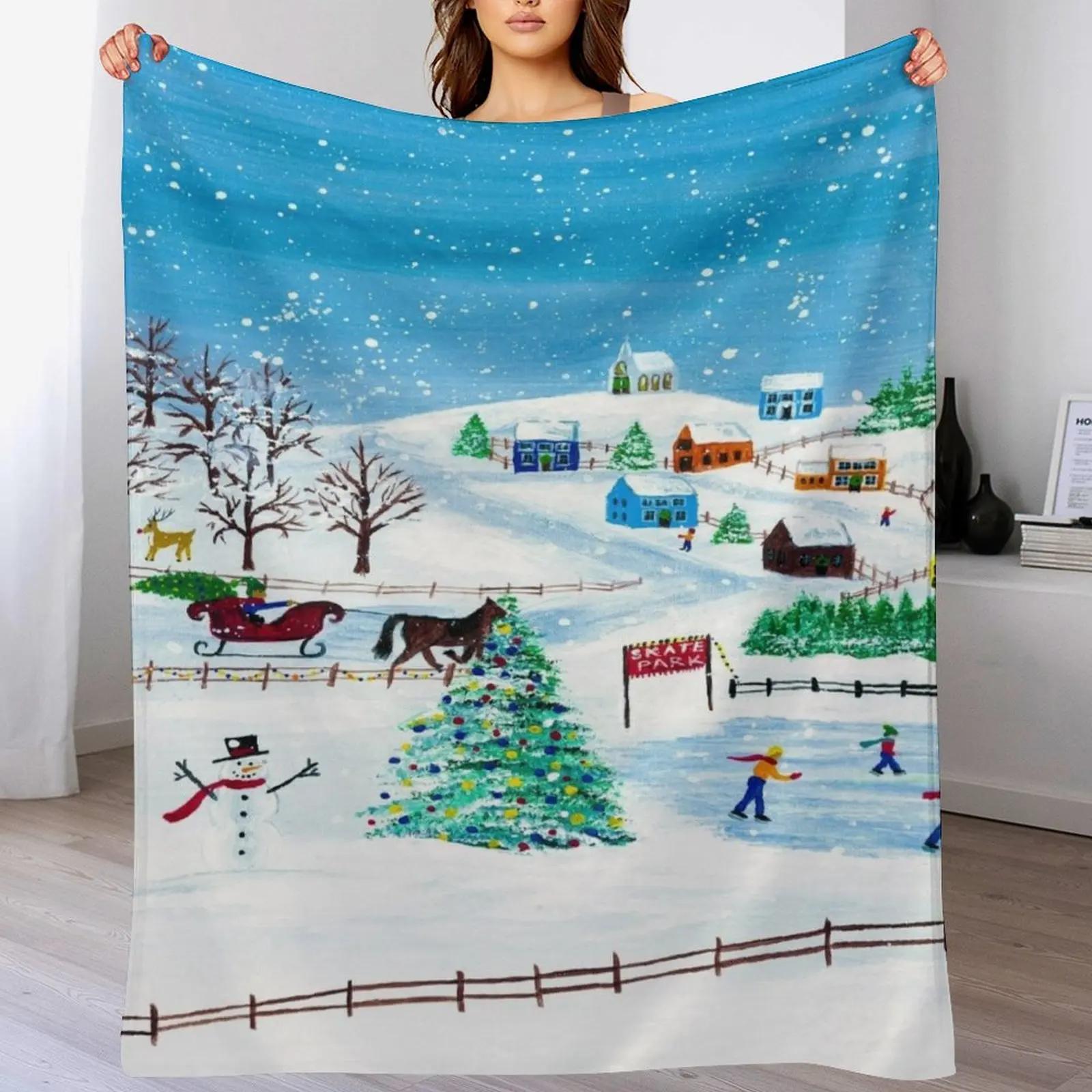 

The Skate Park Throw Blanket Warm Napping Blanket for Office Couch Bed 102x76cm(40x30in)