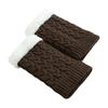 Winter Warm Crochet Knitted Boot Cuffs Toppers Socks Short Leg Warmers Cable Knit Ankle Heap Socks Womens Boot Socks