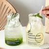 High Borosilicate Glass Cup Ins Style Large Capacity Cold Brew Coffee Bubble Tea Home Use