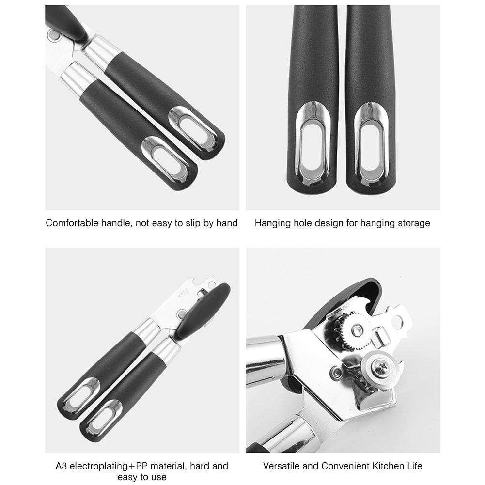 Thickened Stainless Steel Can Opener Labor-Saving Beer Can Opening Tool Kitchen Supplies