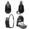 Bange Hard Shell Design 3.0 Usb Charging Crossbody Bag Shoulder Bags Male Waterproof Short Trip Chest Bag Pack For Men Sling Bag