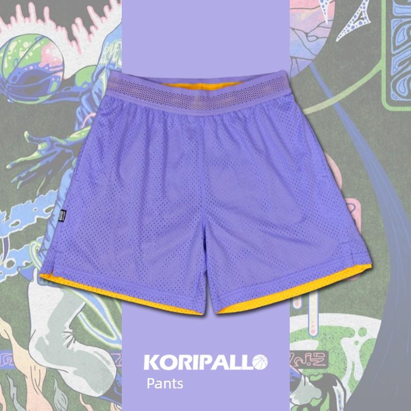 Hot Pants 3-Point Double-Layer Street below the Knee Basketball S фиолетовый