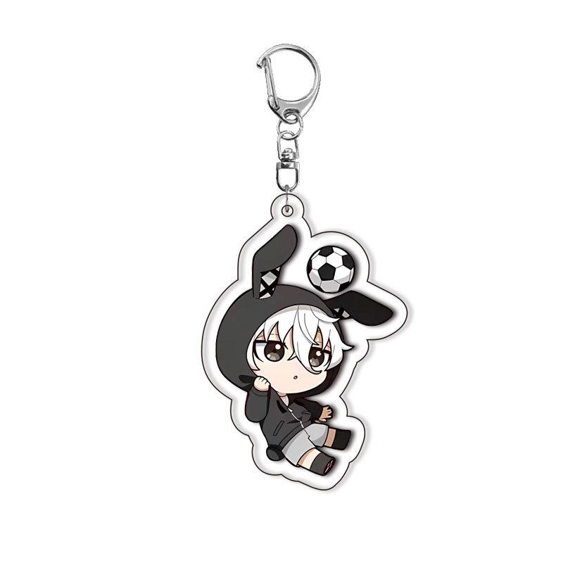 Blue Lock Acrylic Perfect Keychain Double Sided Hanging Charm Kiyora Jin Bachira Meguru Kunigami Rensuke Blue Prison Anime Layered