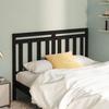 VidaXL Headboard Black 166x4x100 Cm Solid Pine Wood 814108