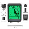 Replaceable Battery 180 Hours Ultra-Long Standby Wireless Bike Computer LCD Auto Backlight for Cycling Realtime Speed Track