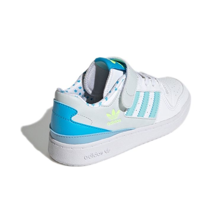 Adidas Forum Low Kleinkind Valentinstag Kinder Sneaker Weiß Wolkenweiß Sky-Rush GZ0800