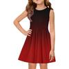 Sommer-Prinzessinnenkleid für Mädchen - A-Linien-Weste mit eingesetztem Rock