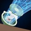 Plastic Desktop Small Fan Mini Wall Hanging Fan Creative Ceiling Fan  Student