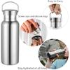 17Oz 304 Stainless Steel Water Bottles, Double Wall Vacuum Insulated Water Bottle, Metal Sport Water Thermos for Outdoor Travel Picnic (Gold)