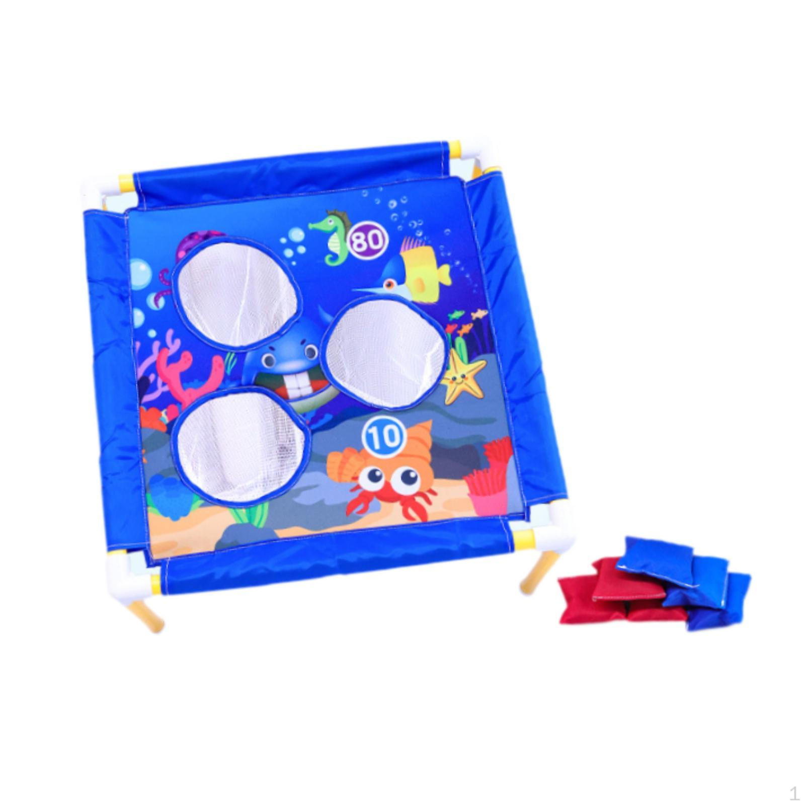 

Сэндбэг метательный диск сетка мешки с фасолью метательная игра с 6 подводными узорами доска для игры в корнхол M