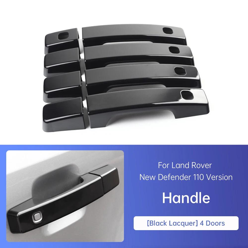 For Land Rover Defender 90 110 2020-2025 Car Door Bowl External Handle Stick Door Decorative Strip Outside Door Handle Stickers FG4