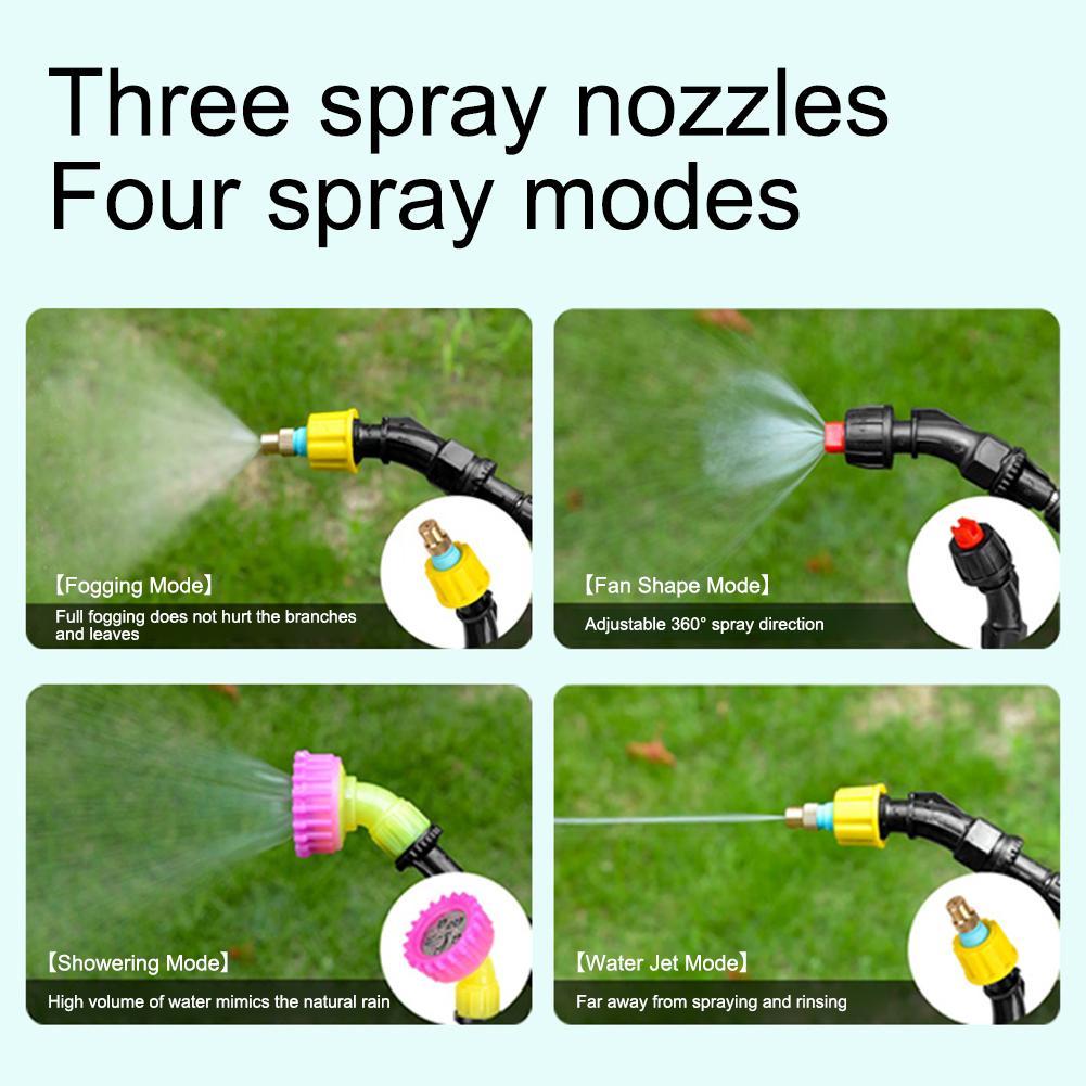 Electric 2 Gal Battery Powered Sprayer with Spray Gun Shoulder Pesticide Sprayer Automatic Garden Water Sprayer Irrigation Tool