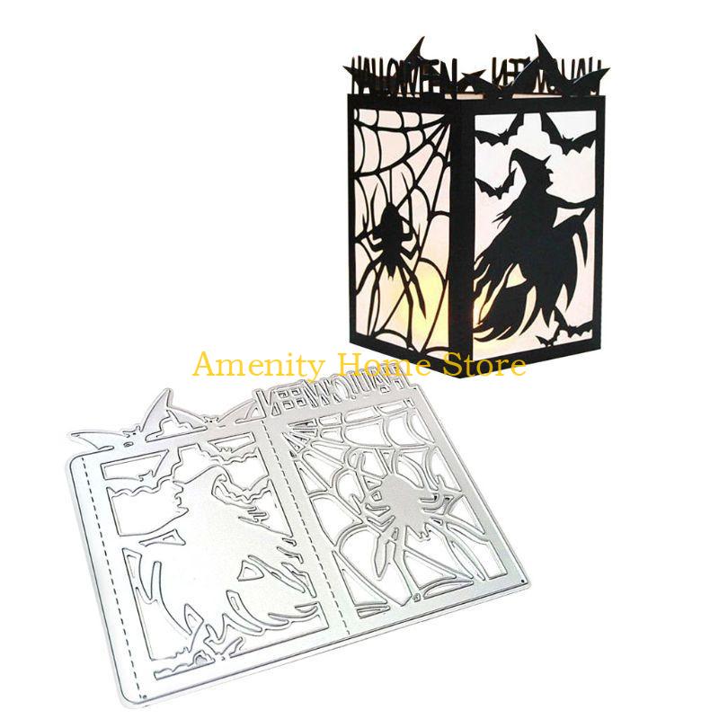 F26C Halloween Witch Metal Cutting Dies Stencil DIY Scrapbooking Album Stamp Paper Ca