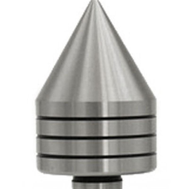 ABIY 1 Piece MT1 Lathe Bearing Tailstock Center Woodworking Thimble Heavy Thimble Steel Silver