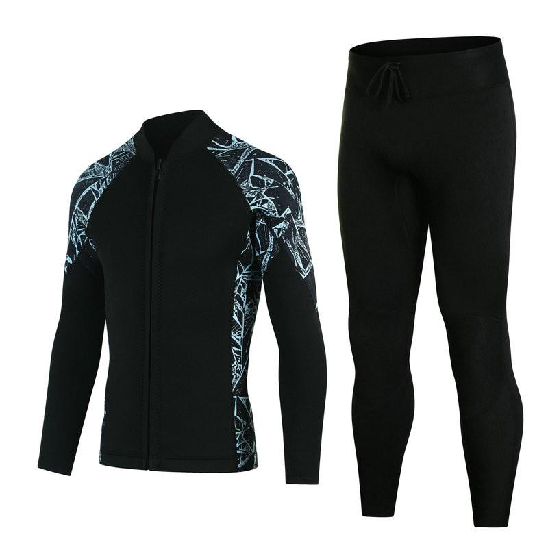 3mm Neoprene Wetsuit Set Diving Snorkeling