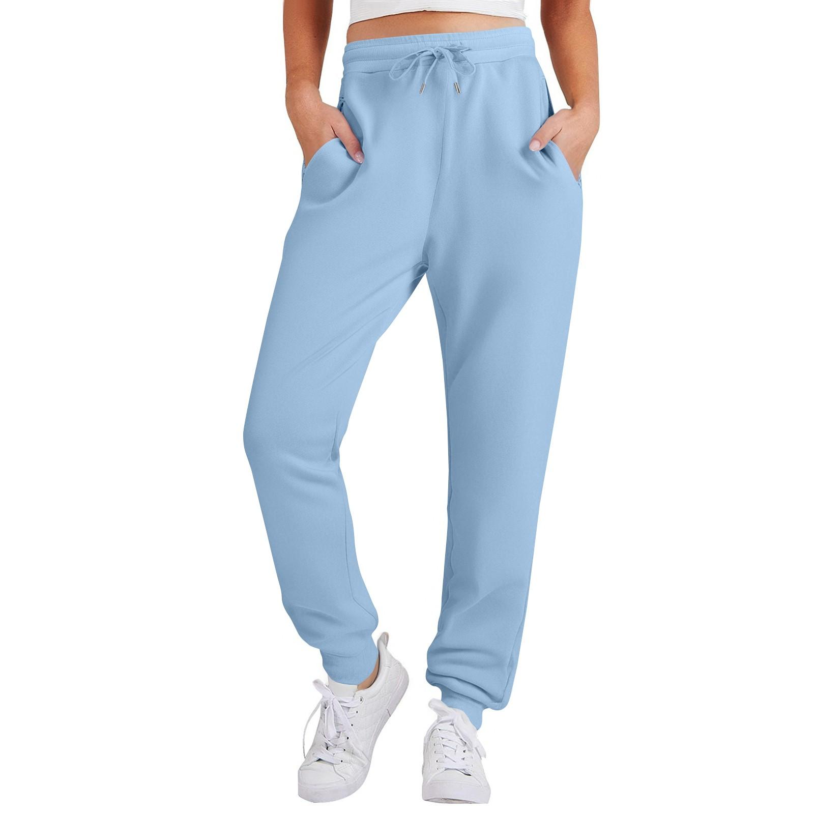 

Женские брюки с высокой посадкой, свободные, спортивные, джоггеры, модные, повседневные, с карманами L