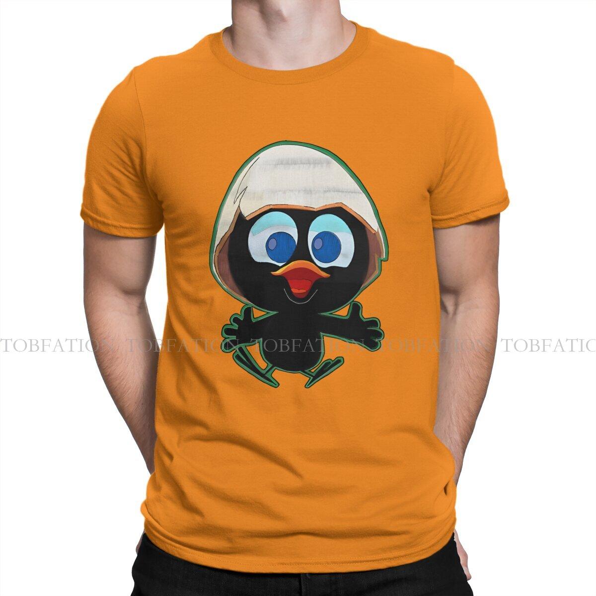 GUOYAN TOP Zijn Echt Te Oneerlijk T-shirt Voor Mannen Calimero Cartoon Animatie Kledingstijl T-shirt 100% Katoen Gedrukt Pluizig Cadeau M