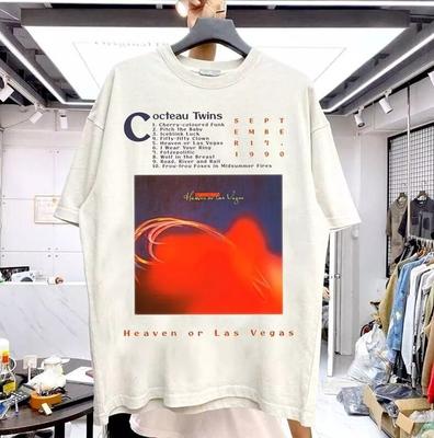 Cocteau Twins Heaven or Las Vegas Maglietta Unisex a Maniche Corte Naturale