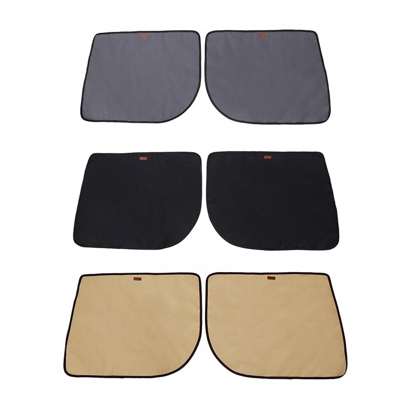 2pcs Pet Car Door Guard Protectors Oxford Cloth Waterproof Car Door Cover Pet Anti Scratch Door Covers Auto Accessories Oxford Cloth