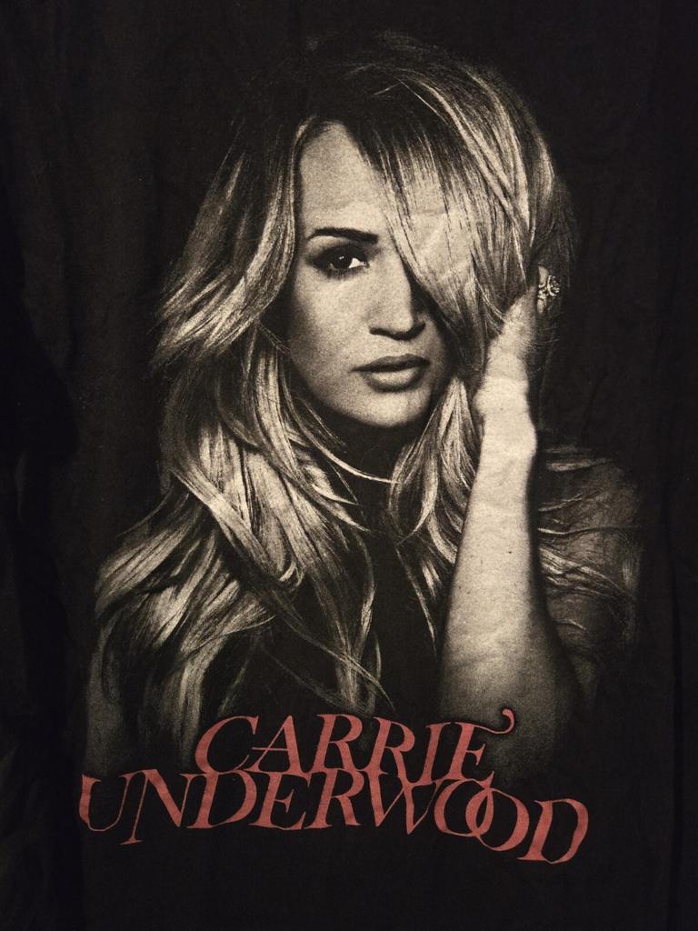 Carrie Underwood Shirt Mens Medium Black The Cry Pretty Tour Concert Tee Unisex T-Shirt