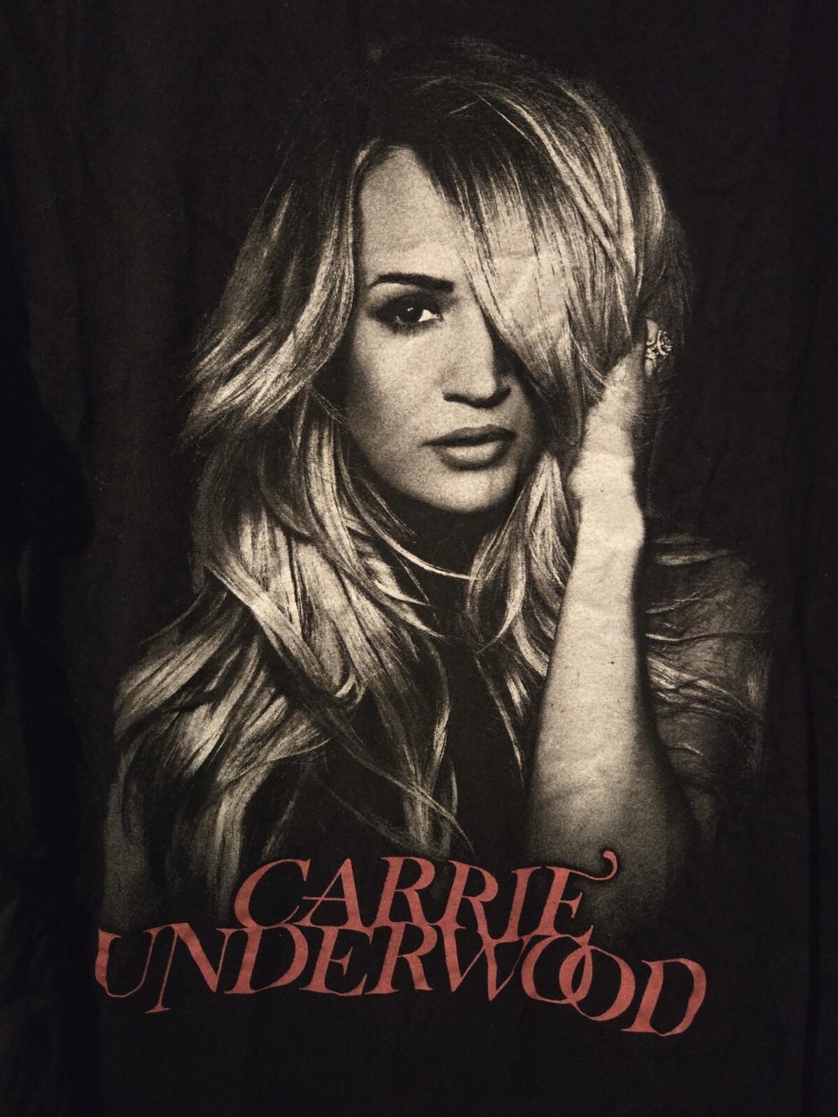Carrie Underwood Shirt Mens Medium Black The Cry Pretty Tour Concert Tee Unisex T-Shirt S