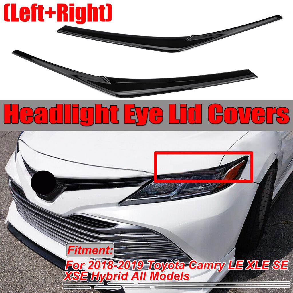 4X For Toyota Highlander 2015-2018 Carbon fiber style Interior Handle Cover trim