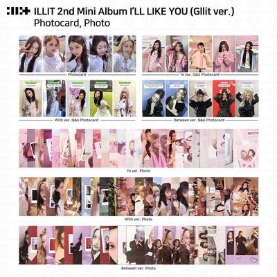 2nd Mini Album I'LL LIKE YOU Gllit Ver To With Between Photocard Photo